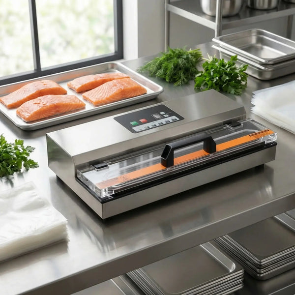 Vakuumförpackningsmaskin för lax
