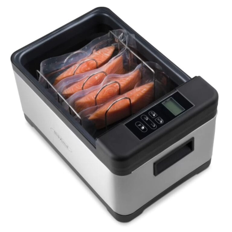Kompakt sous vide-vattenbad (800 W / 8,5 liter)