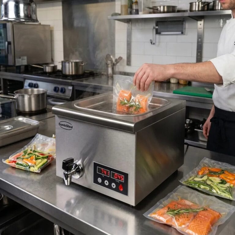 Professionell GN-vattenbad för sous vide (16 till 24 liter)