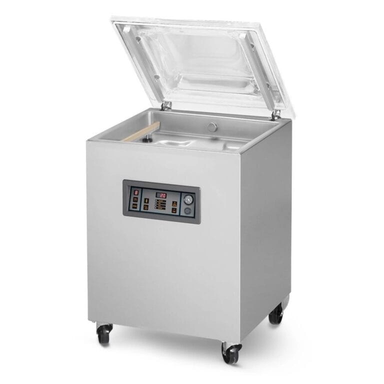Industriell kammarvakuummaskin (2 svetsskenor på 52 cm / 2400 till 3500 W)