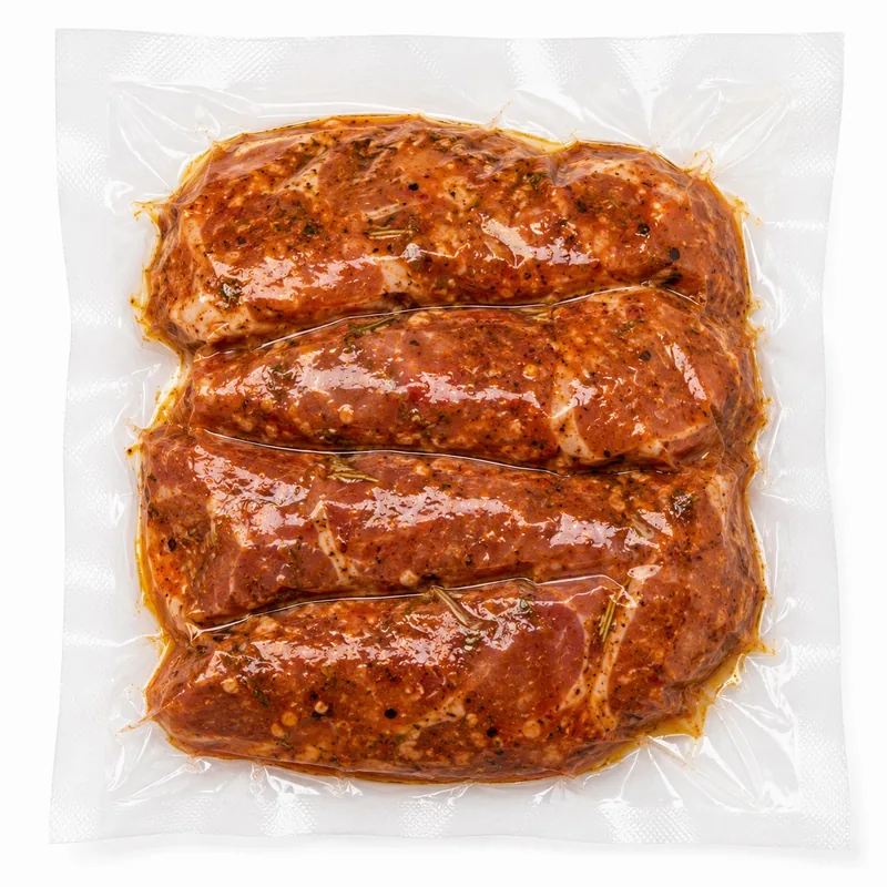 Marinated kötts conditionnées sous vide